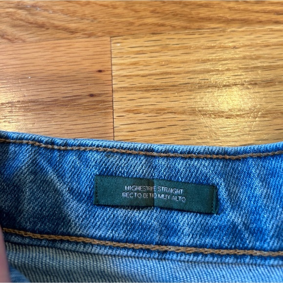 Wild Fable high rise straight jeans with rips size 6 - Picture 5 of 6